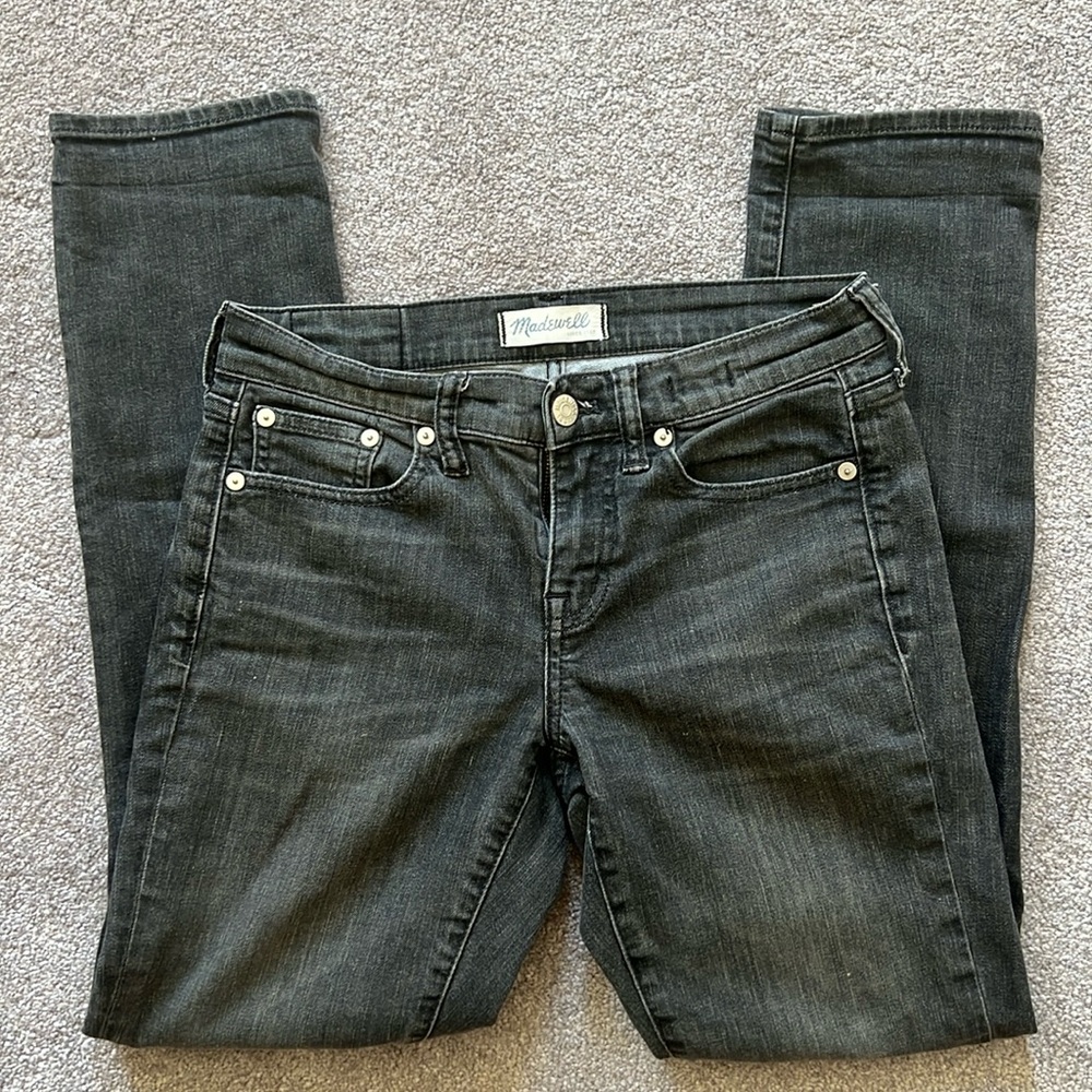 Madewell Slim Boy Jean Straight leg black Jeans 24